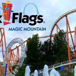 4 Digital six flags magic mountain tickets valid for any day expires  December 2026