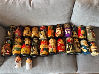 Sports Athlete Nesting Dolls Large Collection