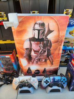 PS5 Console The Mandalorian Custom Skin Bundle