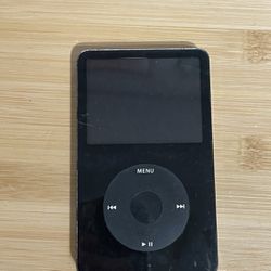 Apple ipod  5th gen classic A1136 30GB black music mp3 player - tested works