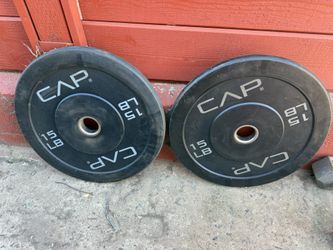 15 Lbs Cap Bumper Plates 