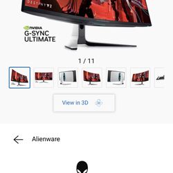 Alienware 34 Curved QD-OLED Gaming Monitor - AW3423DW