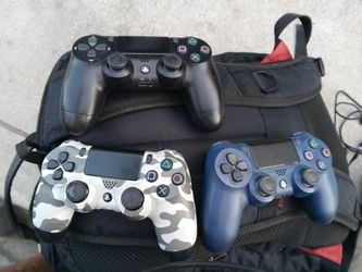 Three (3) Sony PlayStation dualshock 4 controller