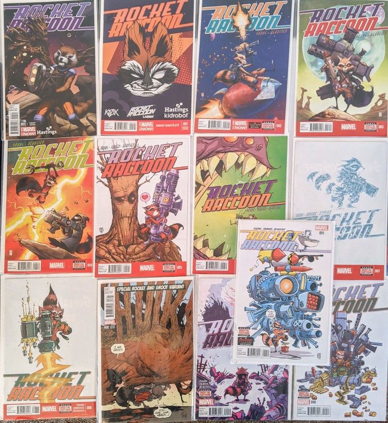 Rocket Raccon #1 thru #11 (2014-2015) Complete 