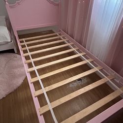 Pink Twin Bed Frame 