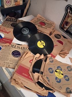 Vintage Shellac 78 10 inch Records!! 52 !!