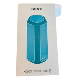 SONY XE300 Portable Bluetooth Speaker Waterproof 25hr Battery Blue New nib