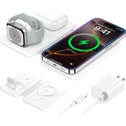 New Wireless Charger for iPhone-3 in 1 Charging Station