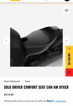 Can am seat