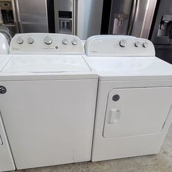 Whirlpool set Top load washer & Electric Dryer With Warranty Delivery Available Fee depends on Address 🚚 🛻 🏠 