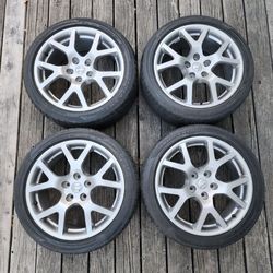 Genuine Nissan factory forged 18" wheels