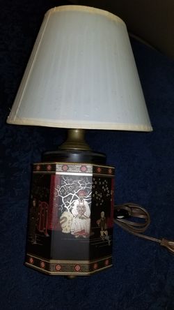 Vintage asain decor lamp
