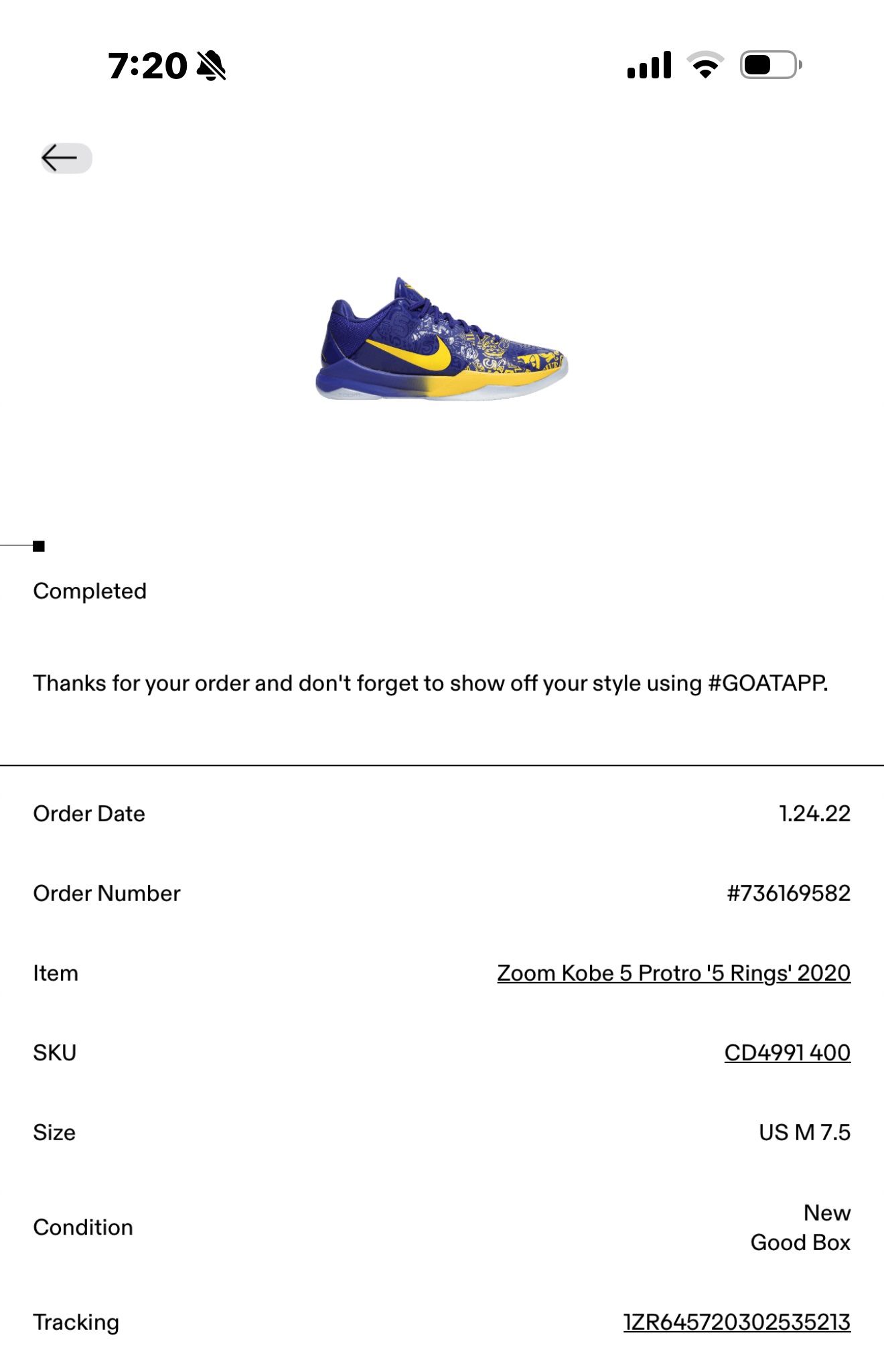 Kobe Protro 5 Rings 2020