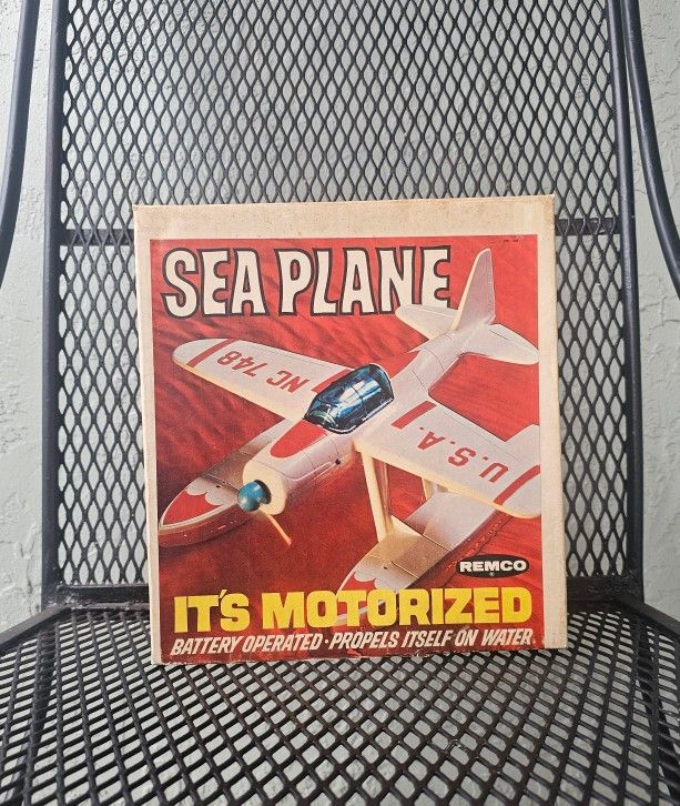 Vintage Remco Motorized Sea Plane 1966