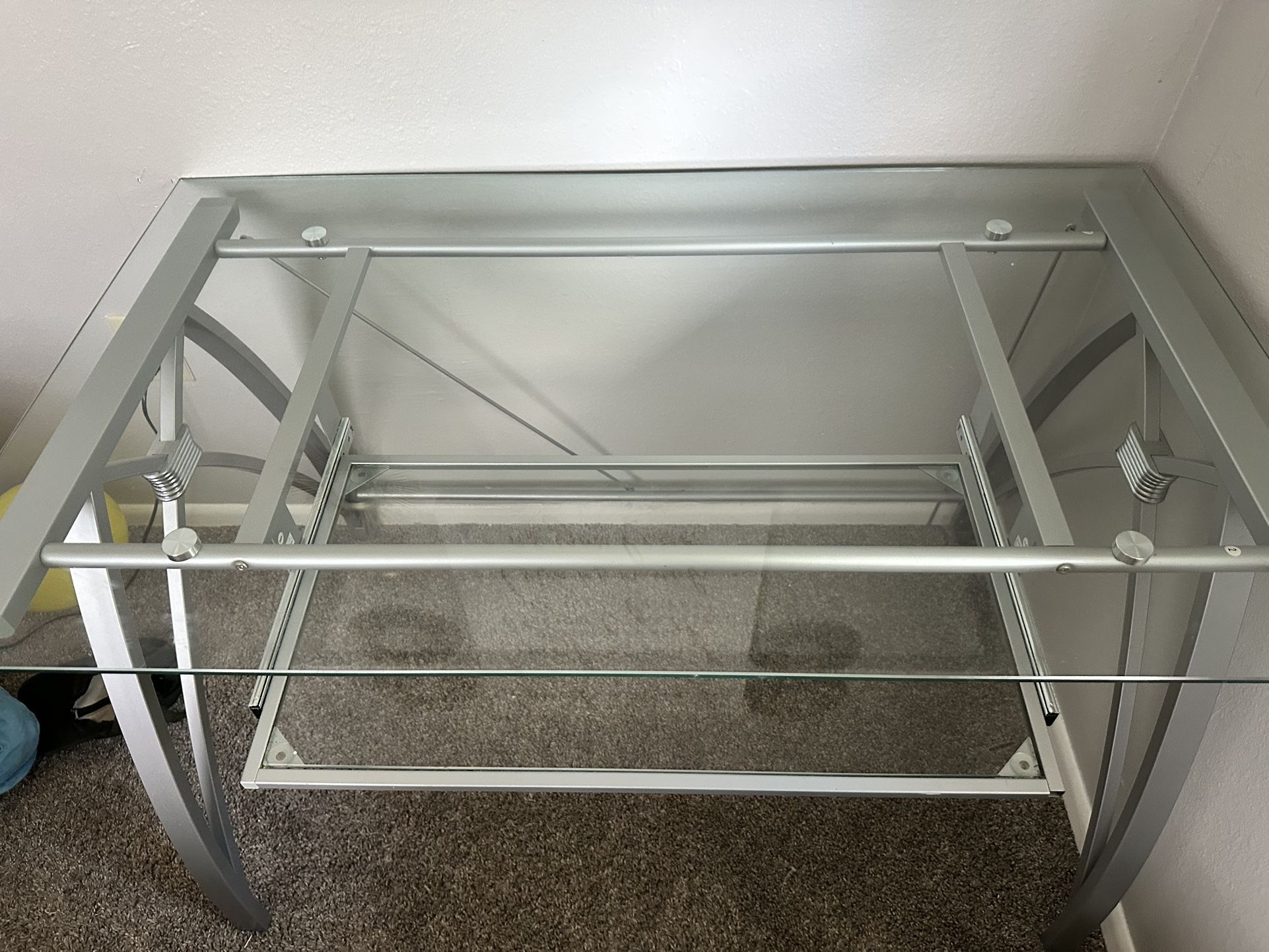Glass Desk Table