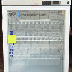 ⭕️ ABS American BioTech Supply Undercounter Refrigerator 5.2 cu.ft