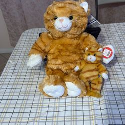 Build-a-bear  Workshop  Tiger  whit  Baby