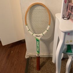 Vintage Wilson pro star Tennis Raquet 