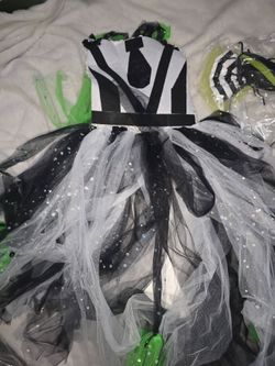 Beetlejuice Tutu Dress Halloween Costume  size 7 to 9