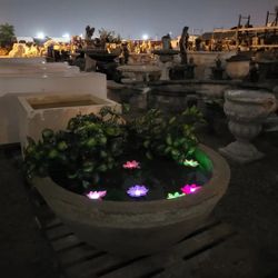 Concrete Large Planter or Water Fountain / Cement Backyard Patio Pots Garden Planters