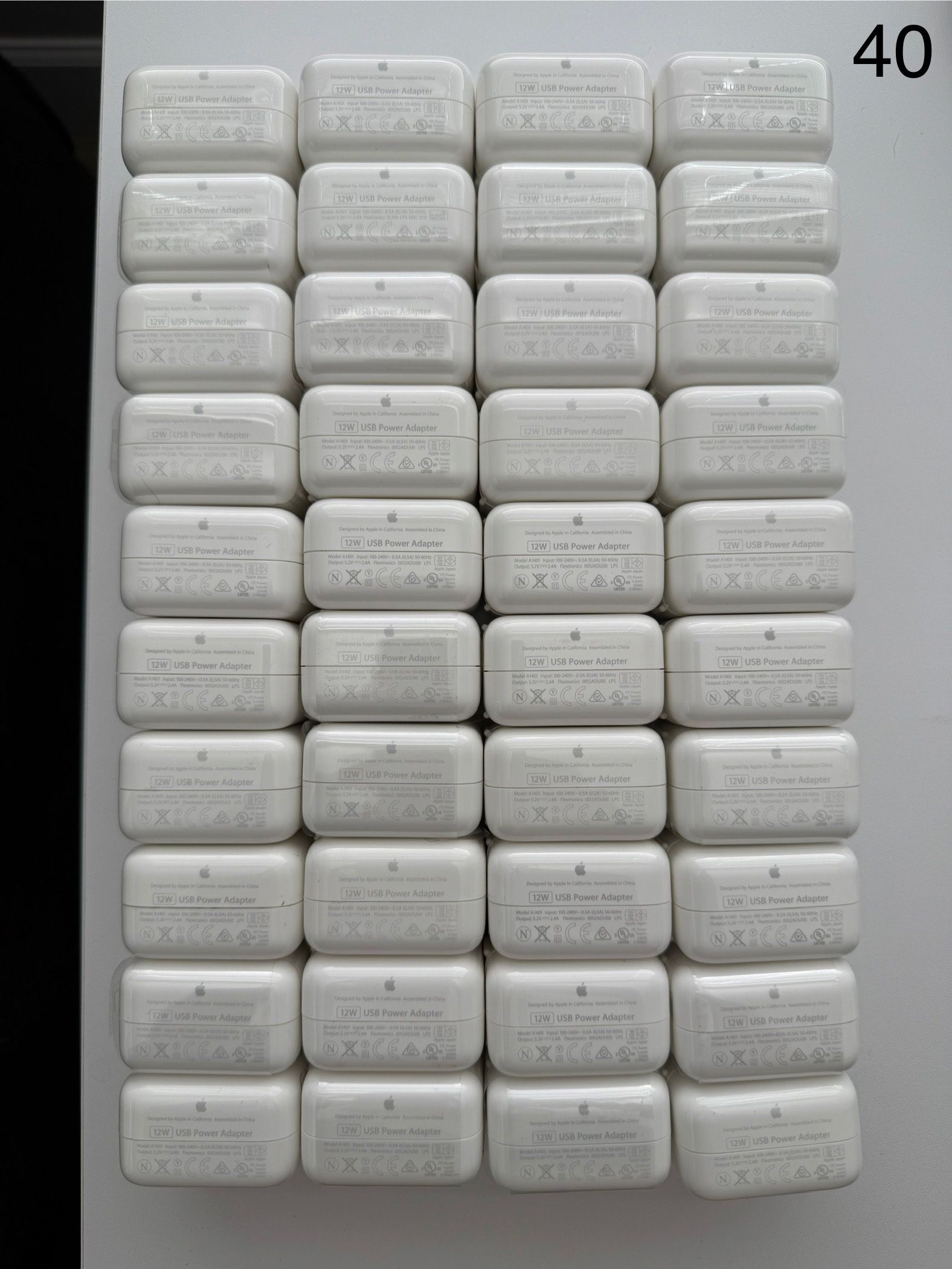 Assorted chargers and cables