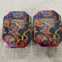 (2) Pokémon Charizard Tins