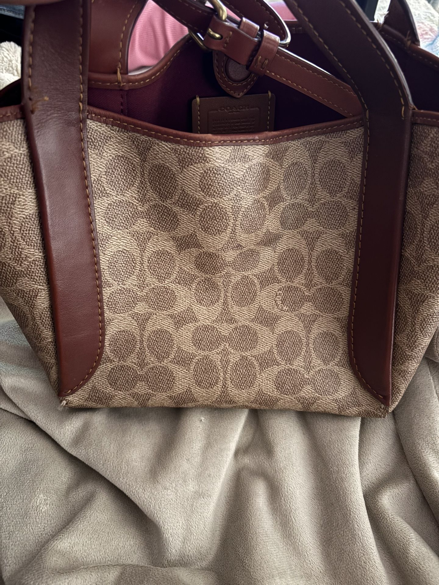 Brown Coach Crossover Purse