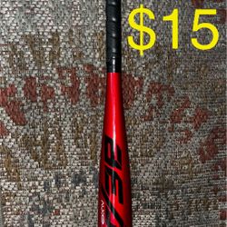 Red Easton Baseball Bat