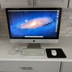 Apple iMac 27" 3.4 GHz Intel Core i7 500GB 16GB RAM 2011 Model A1312 — w/ Wireless Keyboard & Mouse