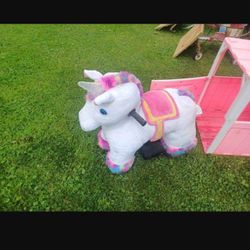 ride on unicorn $125 retail $249