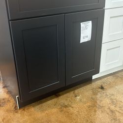 Shaker Black Bathroom Vanities 30"
