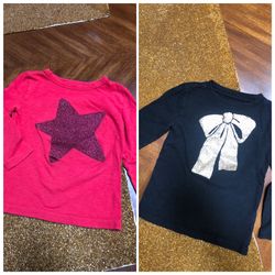 2 Girls Shirts Size 3 $3