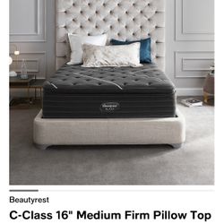 Simmons Beautyrest Black C Class Medium Pillow Top!!