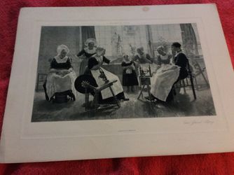 THE GHOST STORY ORIGINAL PHOTOGRAVURE WALTER MACEWEN 1800S