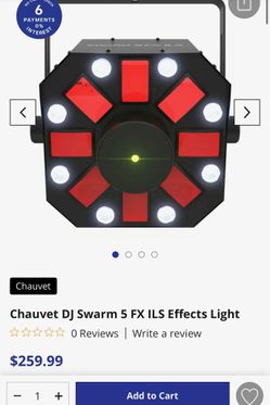 DJ lights, Chauvet Different, Colors, bag , clams wires powers