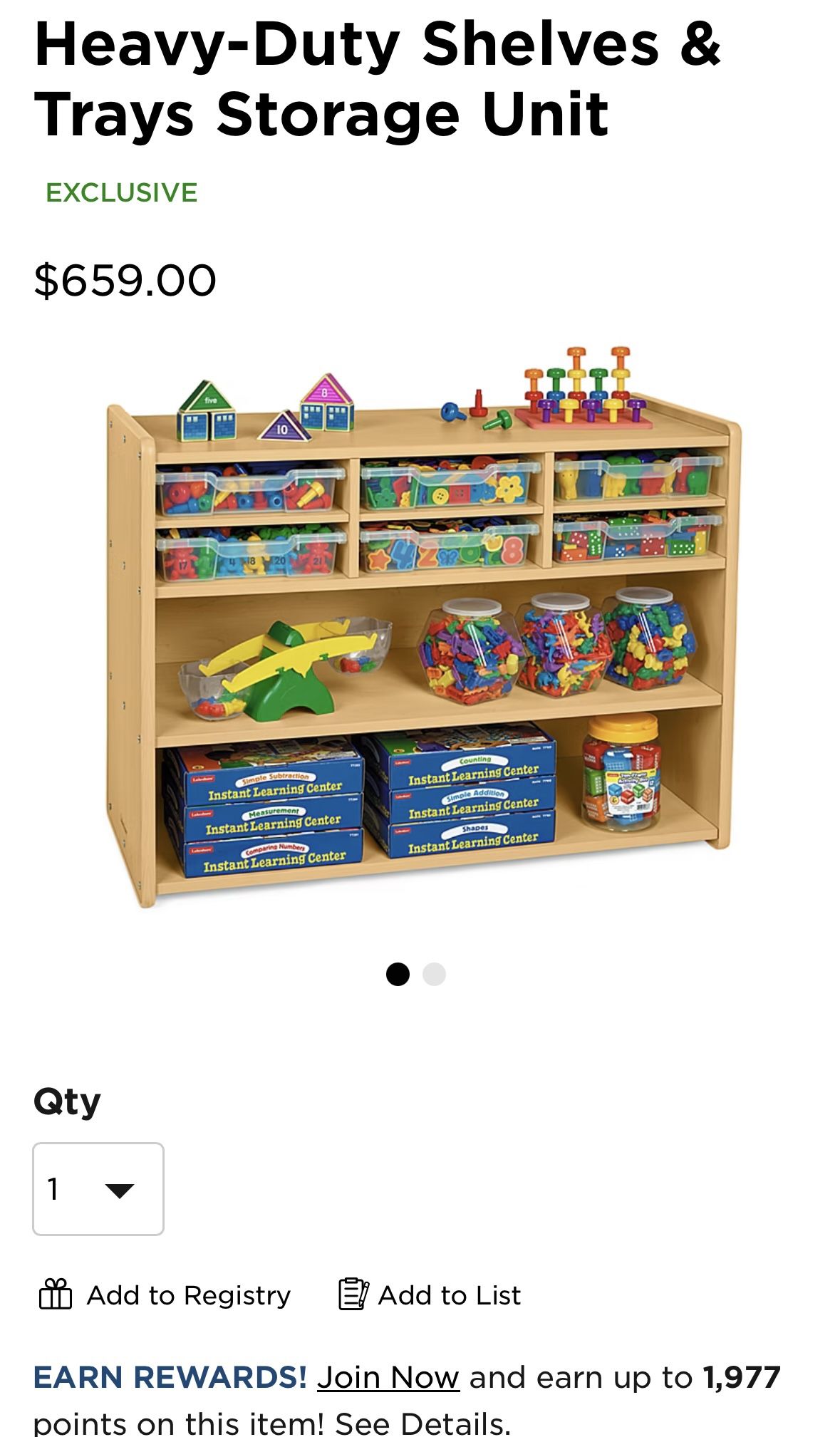 Heavy-Duty Shelves & Trays Storage Unit