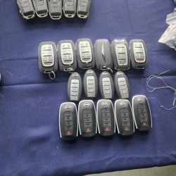 Car Key Fobs/llaves Con Control Para Carros 