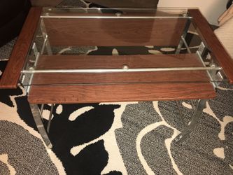 modern glass computer desk