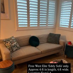 Free West Elm ‘Eddy Sofa’