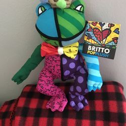 Brito Pop Plush Frederic The Frog Collector Item