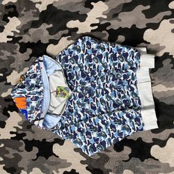 Baby Blue Bape Hoodie