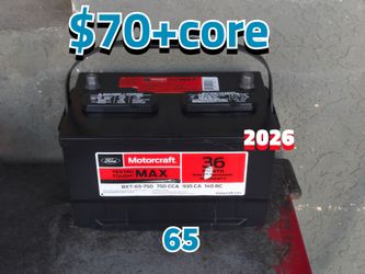Car Battery Group Size 65