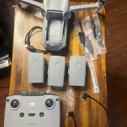 New DJI - Air 2S Fly More Combo Drone with Remote Control - Gray, 3 Separate Battery, Adapter For iPhone (NEVER BEEN USED)