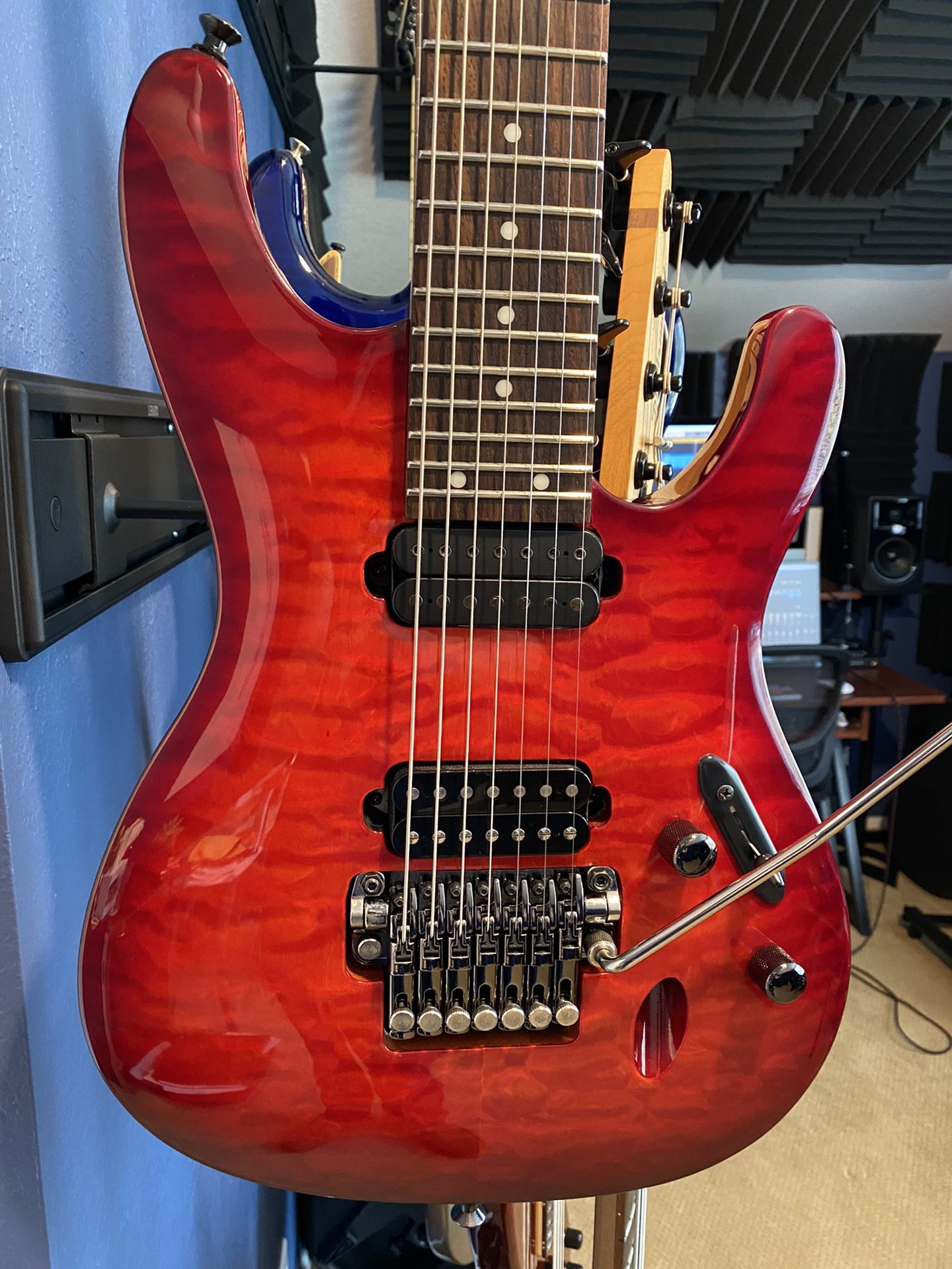 Ibanez S7420QM 7-string Electric Guitar