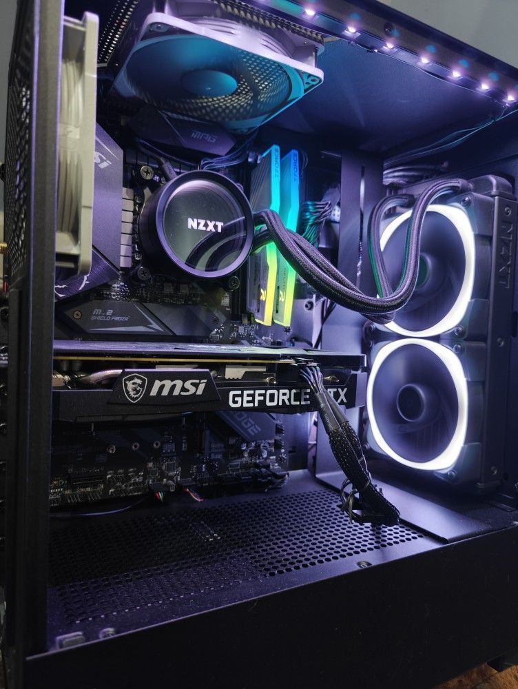 Fresh Wiped Gaming PC Intel 10700k 8c/16t 32gb 3060ti