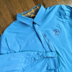 Magpul Industries Shacket Mens L Blue Yellow Flannel Lined Tactical Coat Jacket