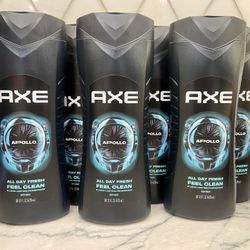 Axe Apollo Refreshing Long Lasting Men's Body Wash, Sage and Cedarwood. New/unopened. Gift-giving condition