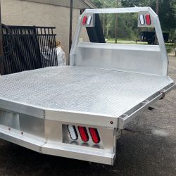New Aluminum Custom Flatbed 99” long 96” wide