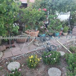 2 TV Antennas - 14 Ft & 6 Ft 