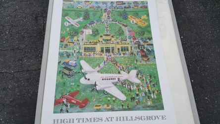 MAXWELL MAYS "HIGH TIMES AT HILLSGROVE" LITHOGRAPH
